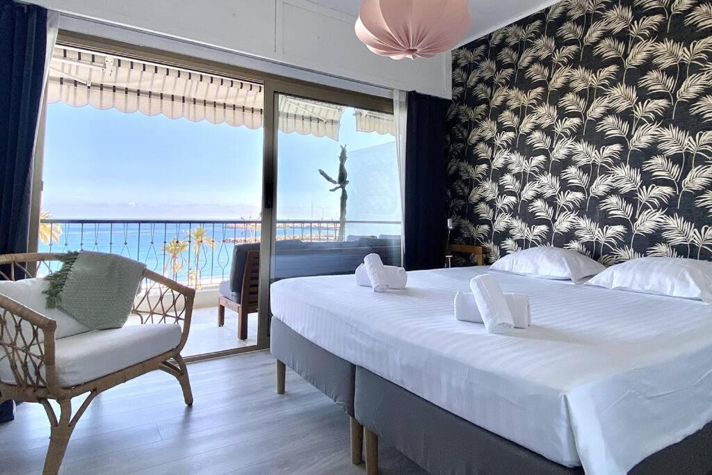 Le Garavan-Vue Mer-Plage-Clim-Terrasse Menton Kültér fotó
